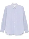 Comme Des Garçons Shirt Gestreiftes Hemd In Blau