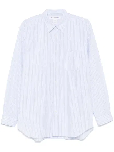 Comme Des Garçons Shirt Gestreiftes Hemd In Blau