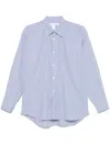 Comme Des Garçons Shirt Gestreiftes Hemd In Blue