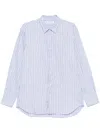 Comme Des Garçons Shirt X Fred Perry Live Free Shirt In Blue