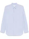 Comme Des Garçons Shirt Gestreiftes Hemd In Blue
