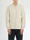 Comme Des Garçons Shirt Sweatshirt With Zip And Hood In Neutral