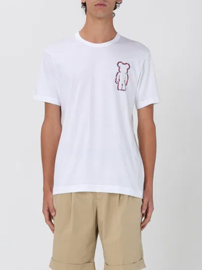 Comme Des Garçons Shirt T-shirt Con Stampa  In Bianco