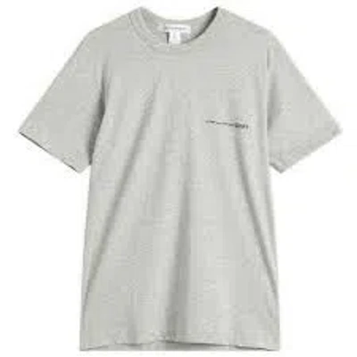 Comme Des Garçons Shirt T-shirt In Grigio Medio