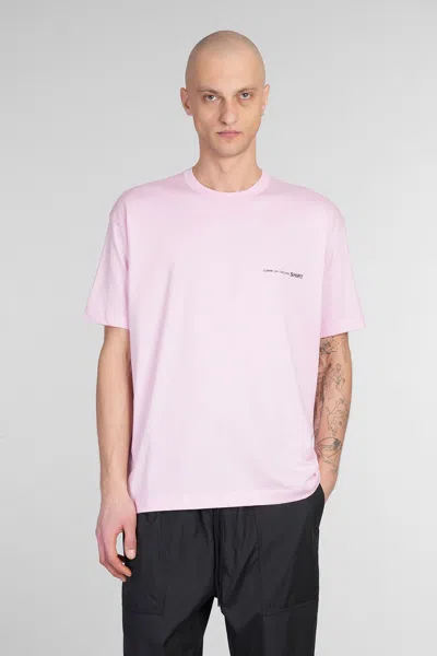 Comme Des Garçons Shirt T-shirt In Rose-pink Cotton