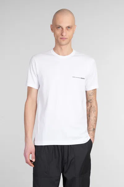 Comme Des Garçons Shirt T-shirt In White Cotton