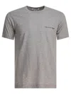 Comme Des Garçons Shirt Logo Print Crewneck T-shirt In Gray