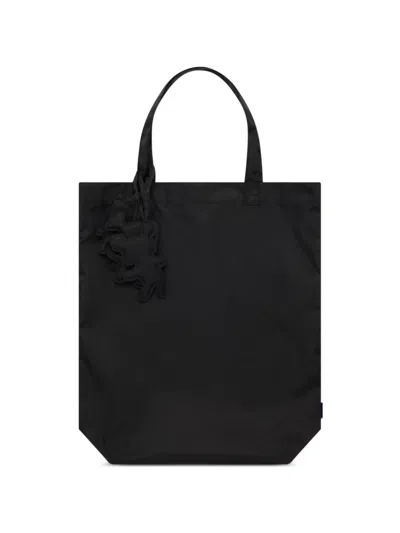 Comme Des Garçons Shirt Top Handle Black Nylon Tote