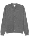 Comme Des Garçons Shirt Wool Cardigan In Grey