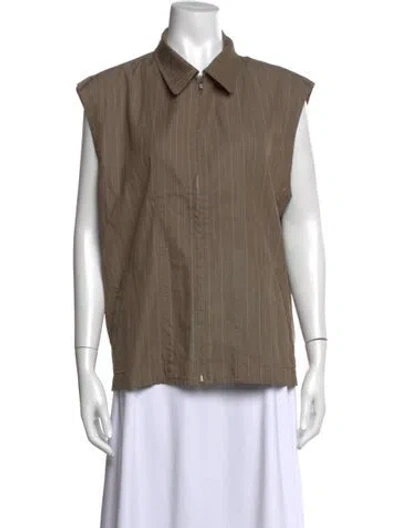 Pre-owned Comme Des Garçons Shirt Vintage 1990's Button-up Top In Grey