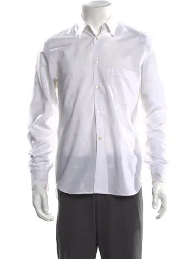 Pre-owned Comme Des Garçons Shirt Vintage Late 1990's - Early 2000's Dress Shirt In White