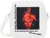 Comme Des Garçons Shirt White Andy Warhol Print Messenger Bag In 1 White