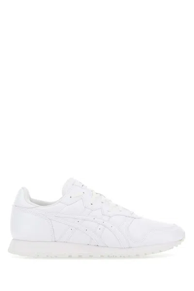 Comme Des Garçons Shirt White Synthetic Leather Oc Runner Sneakers