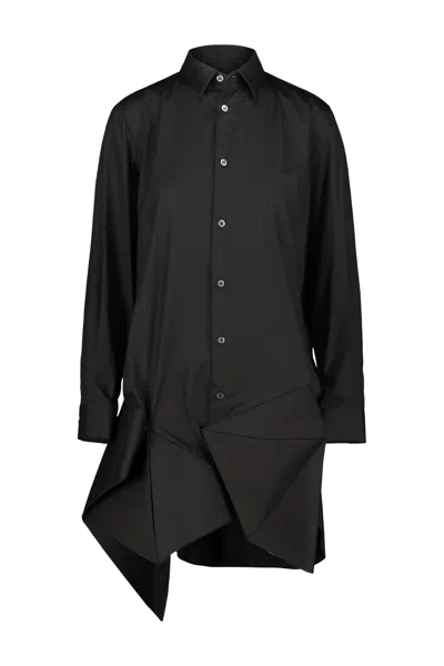 Comme Des Garçons Comme Des Garcons Shirt With Three-dimensional Detail In Black