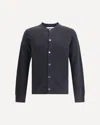 Comme Des Garçons Shirt Wool Cardigan In Blue