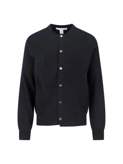 Comme Des Garçons Shirt Wool Cardigan In Black
