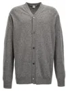 Comme Des Garçons Shirt Wool Cardigan In Gray