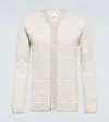 Comme Des Garçons Shirt Wool Cardigan In Neutrals