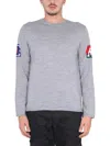 Comme Des Garçons Shirt Wool Jersey In Gray