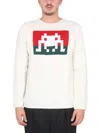 Comme Des Garçons Shirt Graphic-print Jumper In Neutral