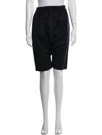 Pre-owned Comme Des Garçons Shirt Wool Knee-length Shorts In Blue