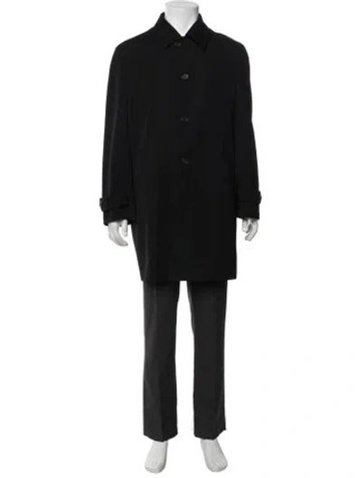 Pre-owned Comme Des Garçons Shirt Wool Overcoat In Gray