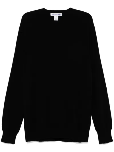 Comme Des Garçons Shirt Wool Sweater In Nero