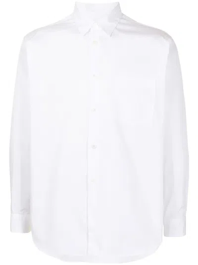 Comme Des Garçons Shirt Woven Shirt In White