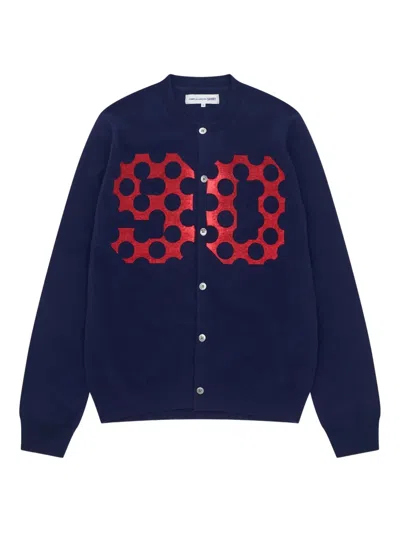 Comme Des Garçons Shirt X A$ap Nast 90n Dot Cardigan In Blue