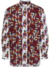 Comme Des Garçons Shirt X Andy Warhol Ali Cotton Shirt In Purple