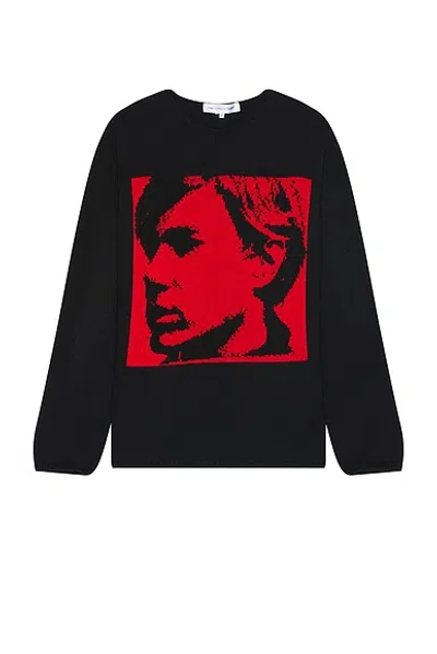 Comme Des Garçons Shirt X Andy Warhol Jumper In Red