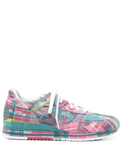 Comme Des Garçons Shirt X Asics Gel Lyte Iii Sneakers In Pink