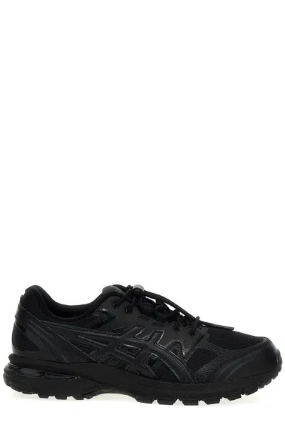 Comme Des Garçons Shirt X Asics Knitted Lace-up Trainers In Nero