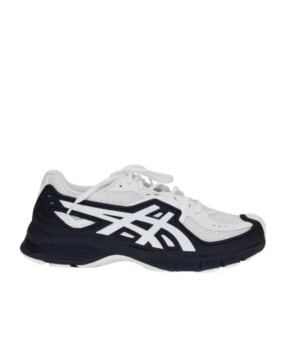 Comme Des Garçons Shirt X Asics Round Toe Sneakers In White
