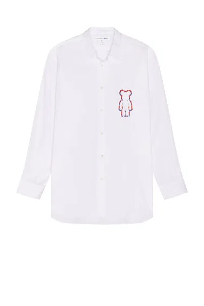 Comme Des Garçons Shirt X Bearbrick Digital Print Shirt In Multi