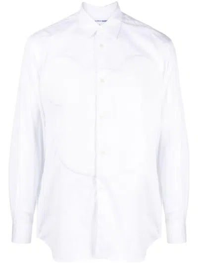 Comme Des Garçons Shirt X Be@rbrick Long-sleeve Cotton Shirt In Multi