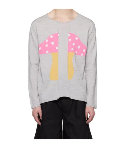 Comme Des Garçons Comme Des Garcons Shirt X Brett Westfall Long-sleeved Sweater In White