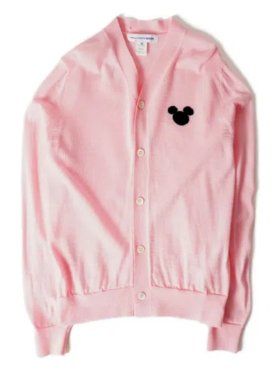Comme Des Garçons Shirt X Disney Embroidered Cardigan In Multi