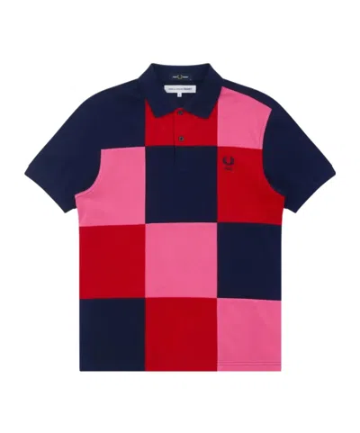 Comme Des Garçons Comme Des Garcons Shirt X Fred Perry Button Down Polo Shirt In Multi
