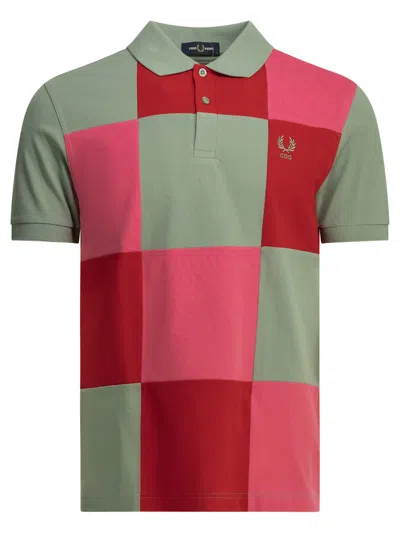 Comme Des Garçons Shirt X Fred Perry Button-down Polo Shirt Polo Shirts Multicolor