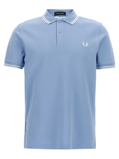 Comme Des Garçons Shirt X Fred Perry Polo Light Blue