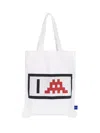 Comme Des Garçons Shirt X Invader Logo Tote Bag
