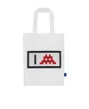 Comme Des Garçons Shirt X Invader Pixelated Printed Tote Bag