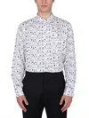 Comme Des Garçons Shirt X Kaws Print E Shirt In White In White