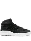 Comme Des Garçons Shirt X New Balance Bb650 High-top Sneakers In Black
