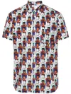 Comme Des Garçons Shirt X Andy Warhol Cotton Shirt In White