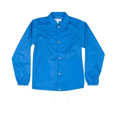 Pre-owned Comme Des Garçons Shirt Yue Minjun Print Coach Jacket 'blue' | Men's Size L