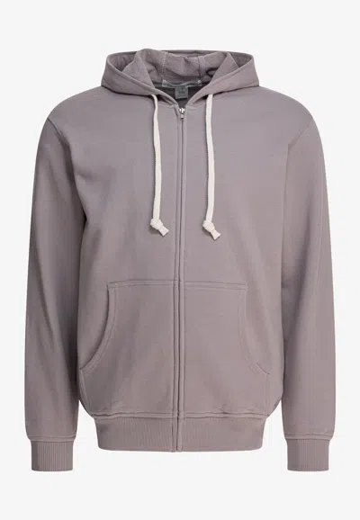 Comme Des Garçons Shirt Zip-up Hooded Sweatshirt In Gray