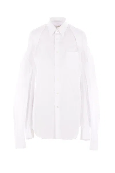 Comme Des Garçons Shirts In White