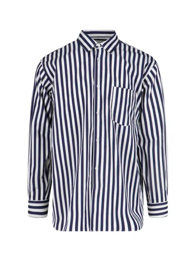 Comme Des Garçons Shirts In Blue | ModeSens